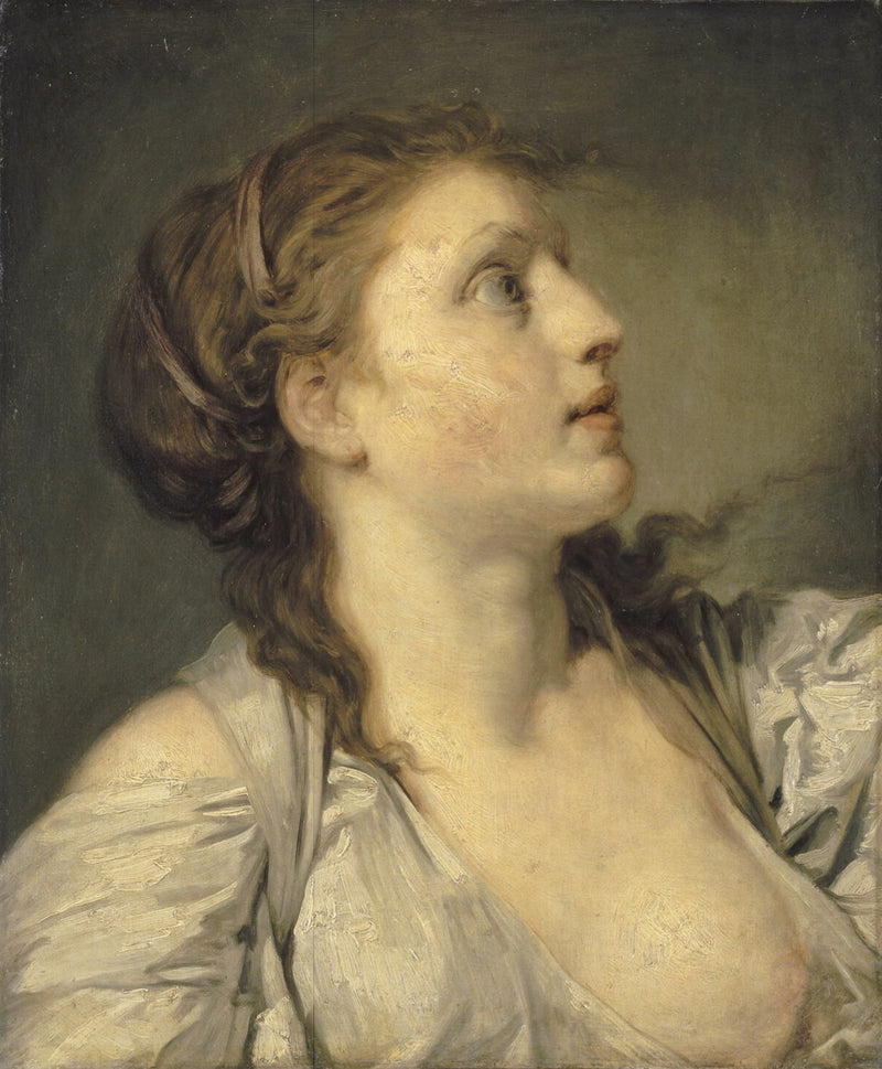 Ung Piges Hoved - Jean-Baptiste Greuze