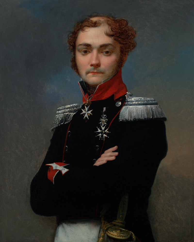 Portrait de Charles-Louis Regnault, officier des guerres napoléoniennes - Jean-Baptiste Regnault