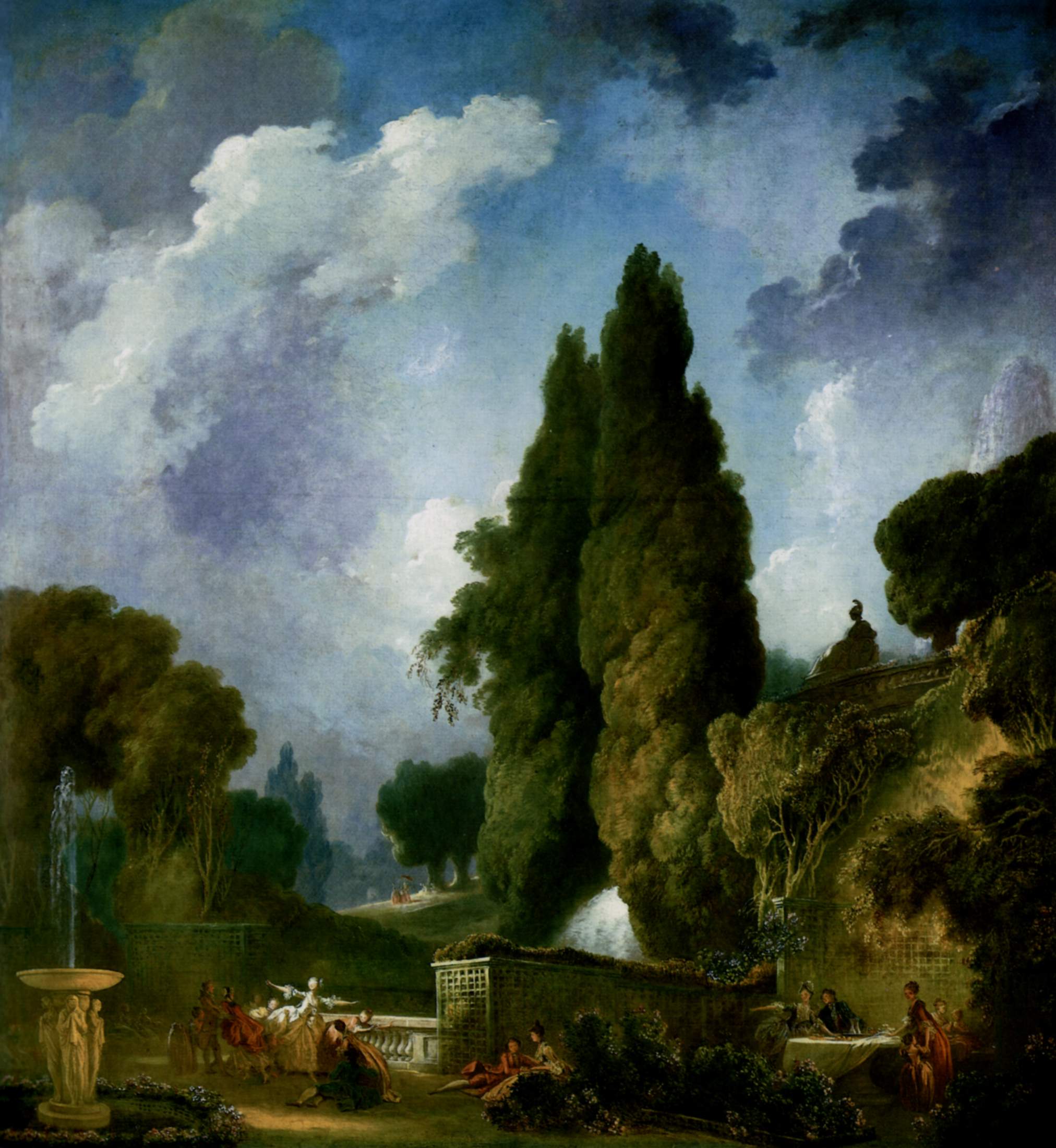 Colin-maillard - Jean-Honoré Fragonard