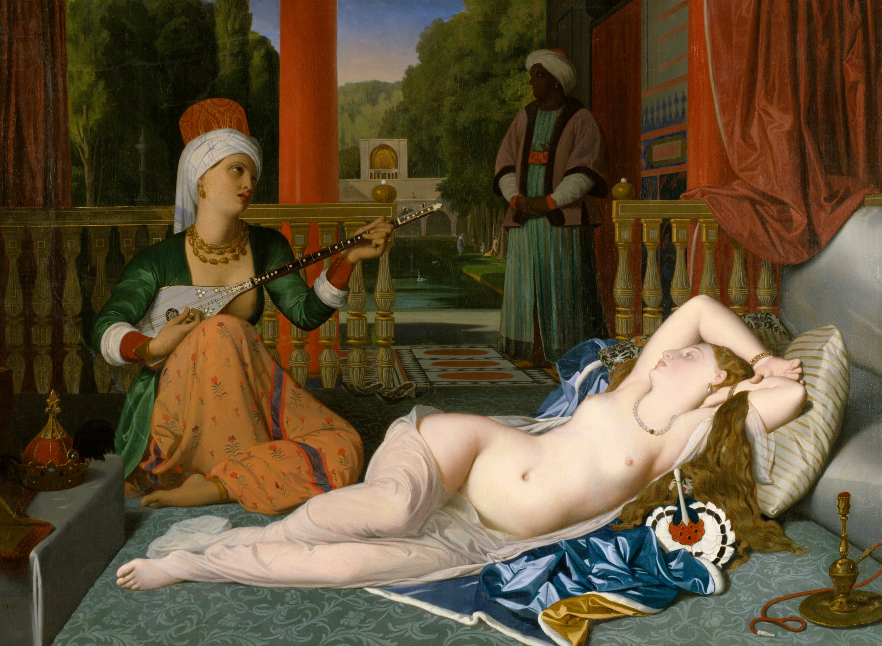 Odalisken til slaven - Jean-Auguste-Dominique Ingres