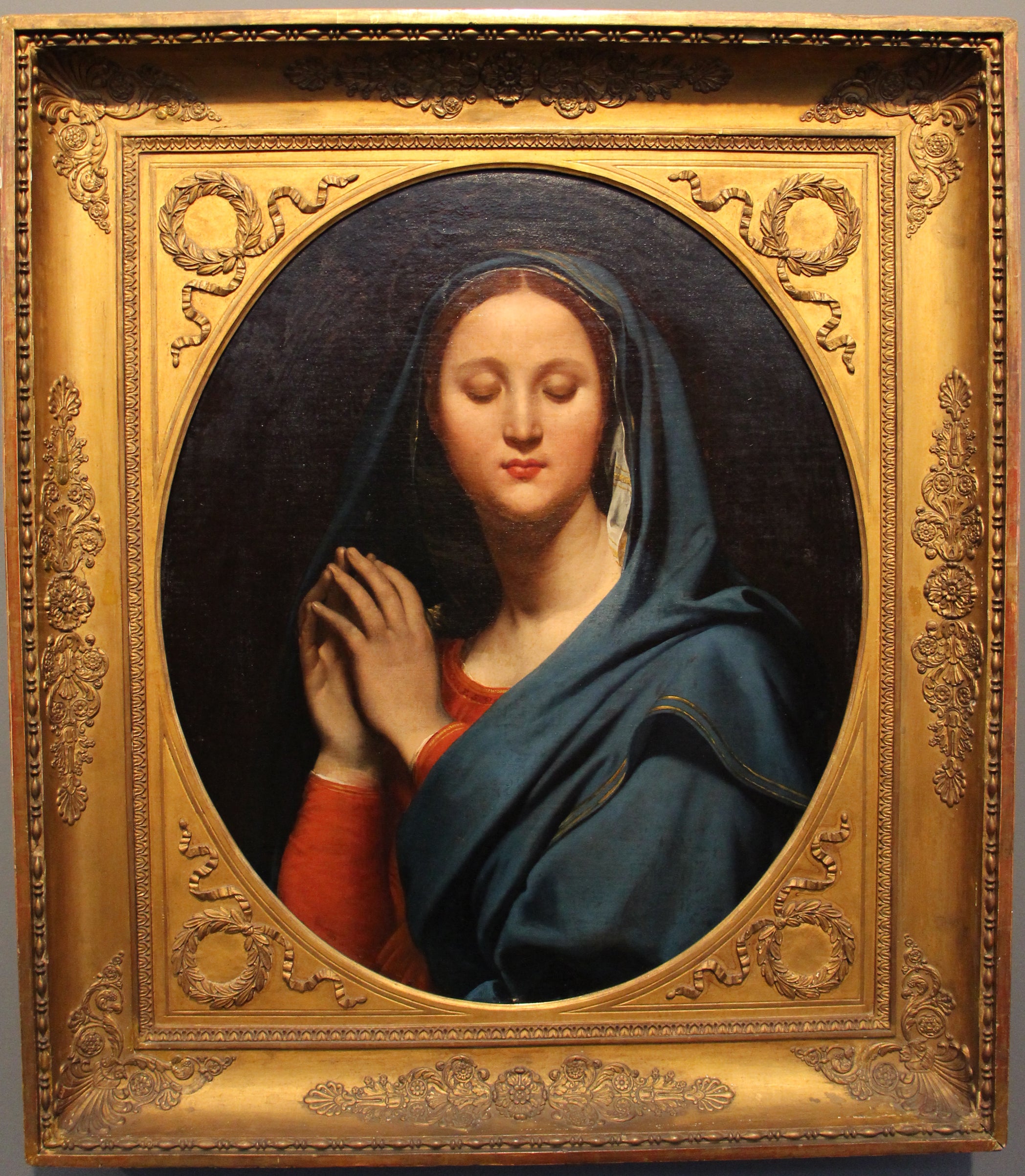 Jomfruen med den Blå Slør - Jean-Auguste-Dominique Ingres