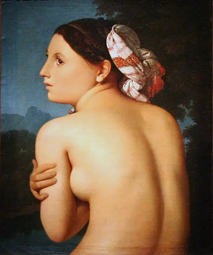Den halvnøgne badende - Jean-Auguste-Dominique Ingres