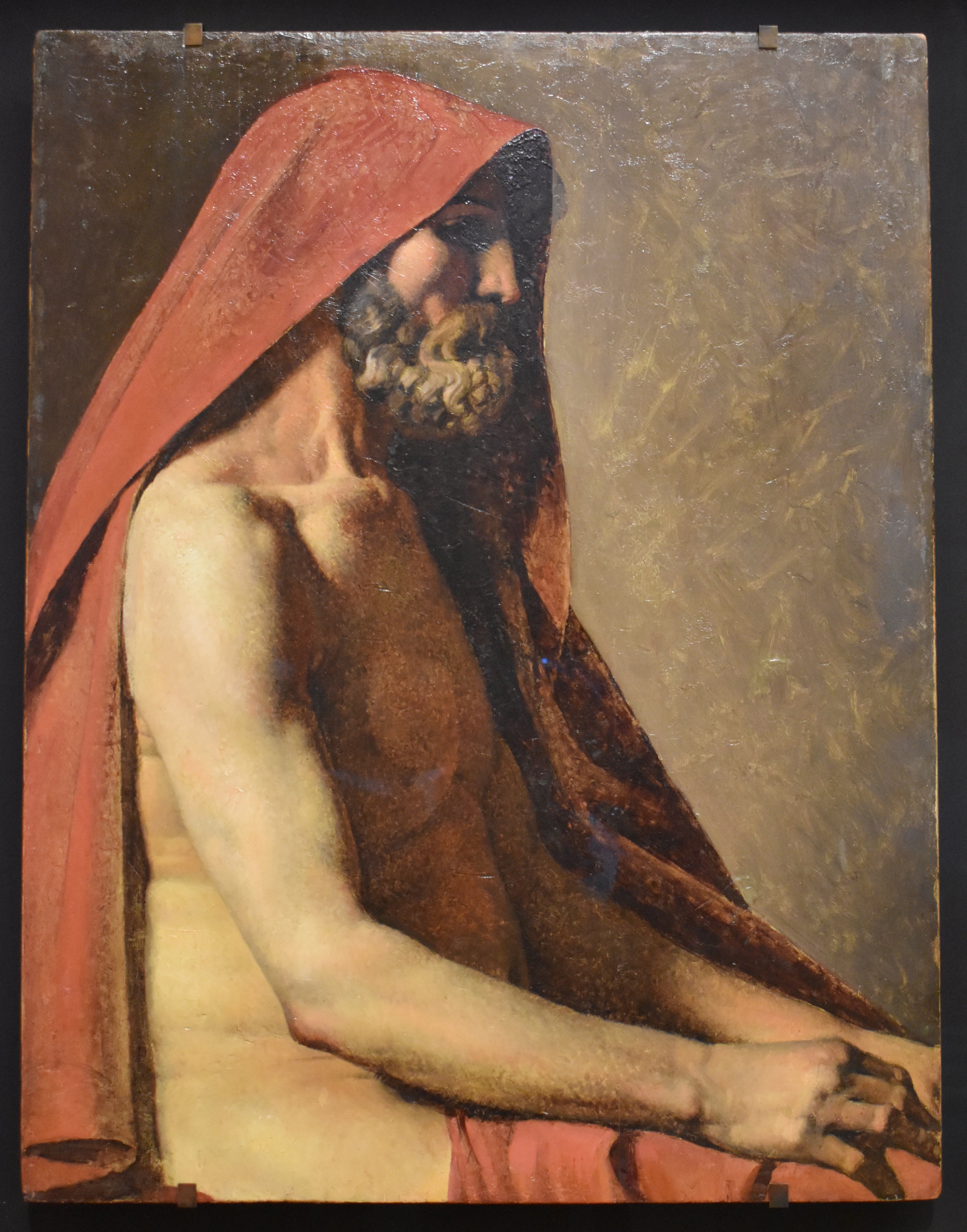 Studie af mand siddende i profil - Jean-Auguste-Dominique Ingres