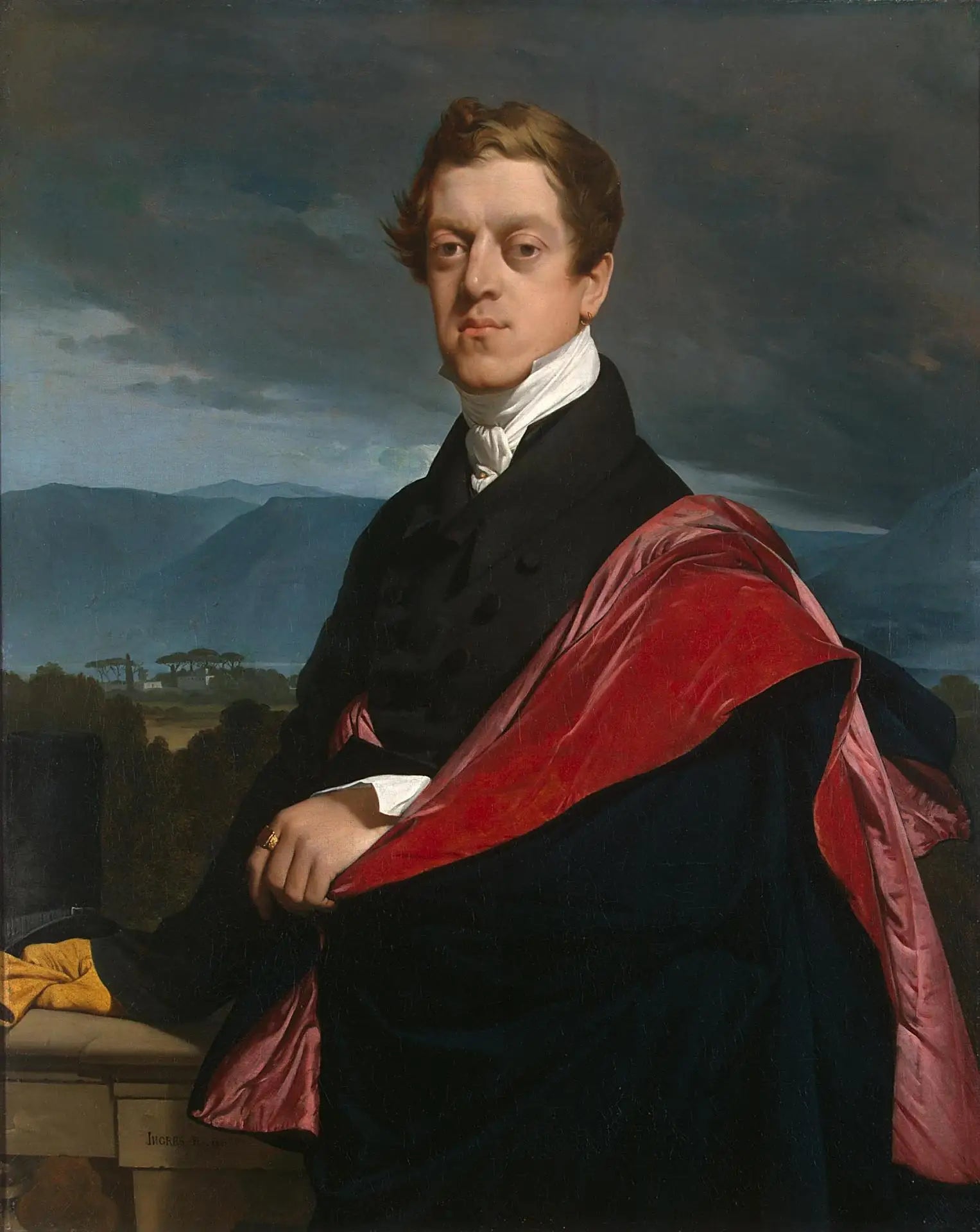 Le Comte Nicolas Dimitrievitch Gouriev - Jean-Auguste-Dominique Ingres - Alpha Reproduction