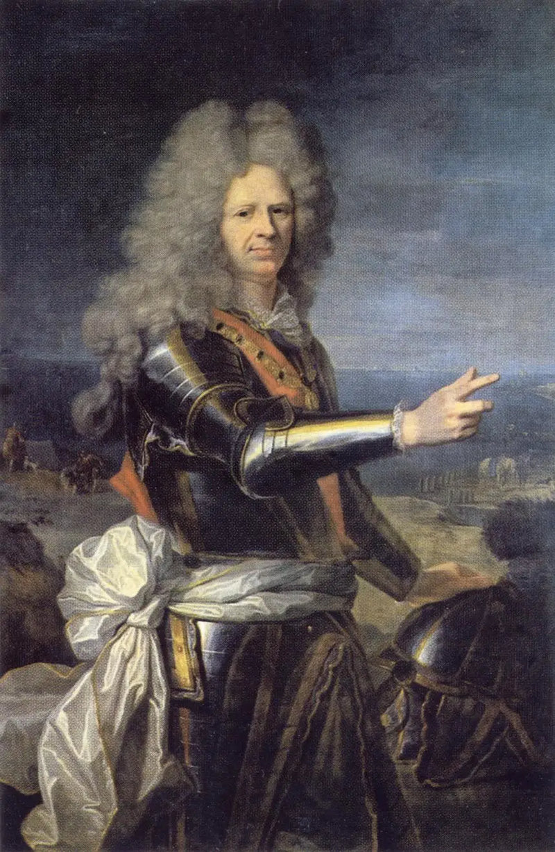 Portræt af admiral Ducasse - Hyacinthe Rigaud