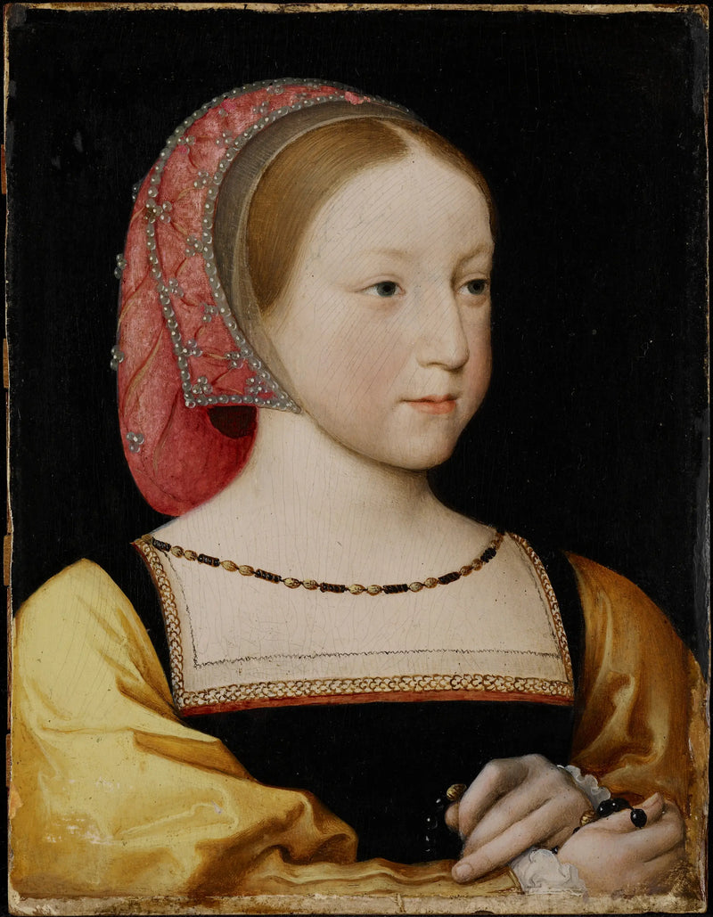Portræt af Charlotte de Valois - Jean Clouet