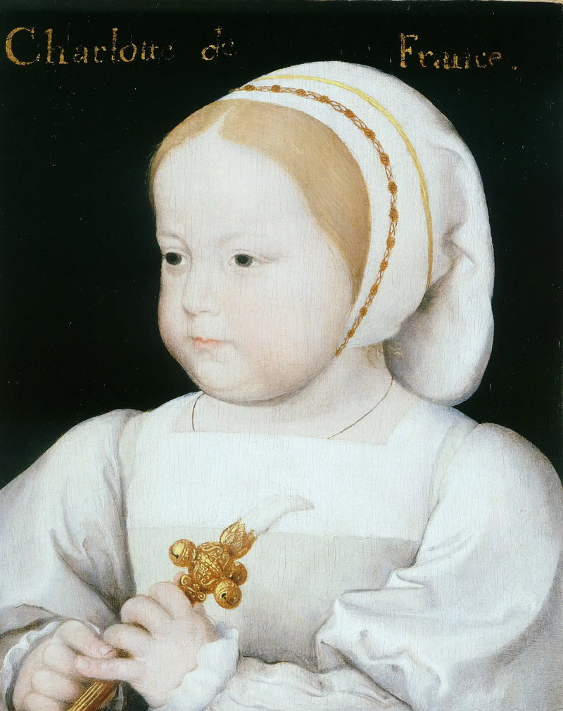 Portræt af Madeleine af Frankrig (1520-1537), tredje datter af François I (1494-1537) og Claude af Frankrig (1499-1524) - Jean Clouet