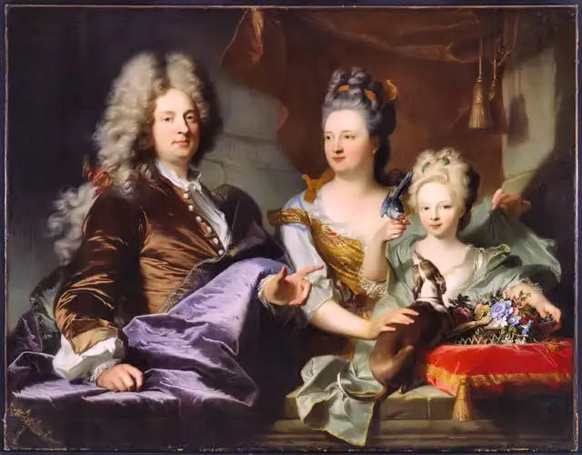 Jean Le Juge og hans familie - Hyacinthe Rigaud