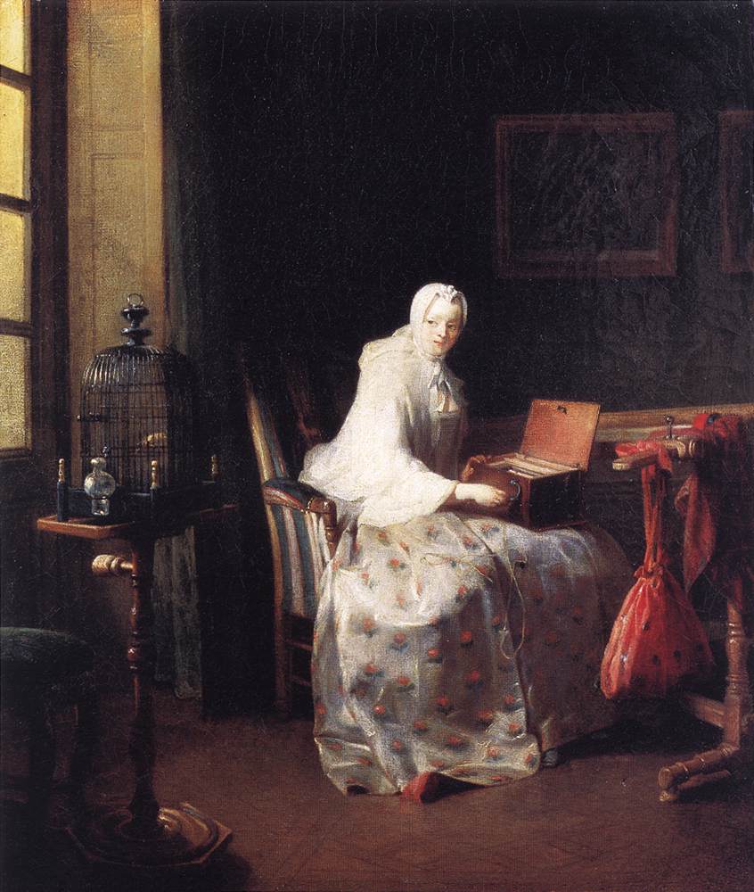 La Serinette - Jean Siméon Chardin