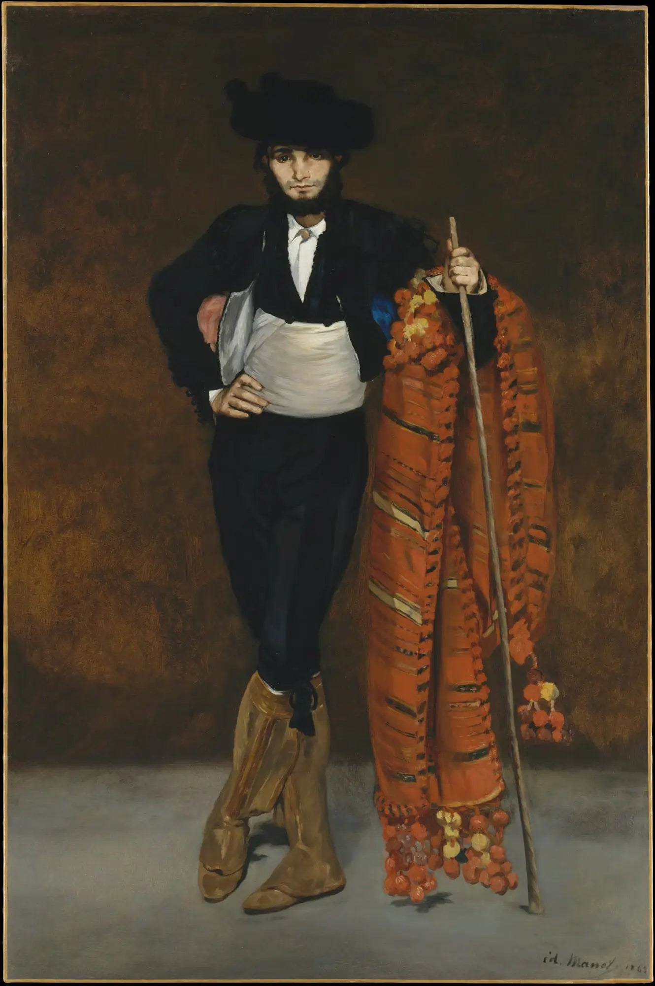 Reproduction du tableau « Jeune Homme en costume de majo - Édouard Manet » par Alpha Reproduction en peinture à l’huile