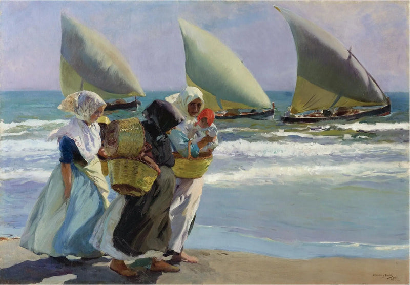 De Tre Sejl - Joaquín Sorolla