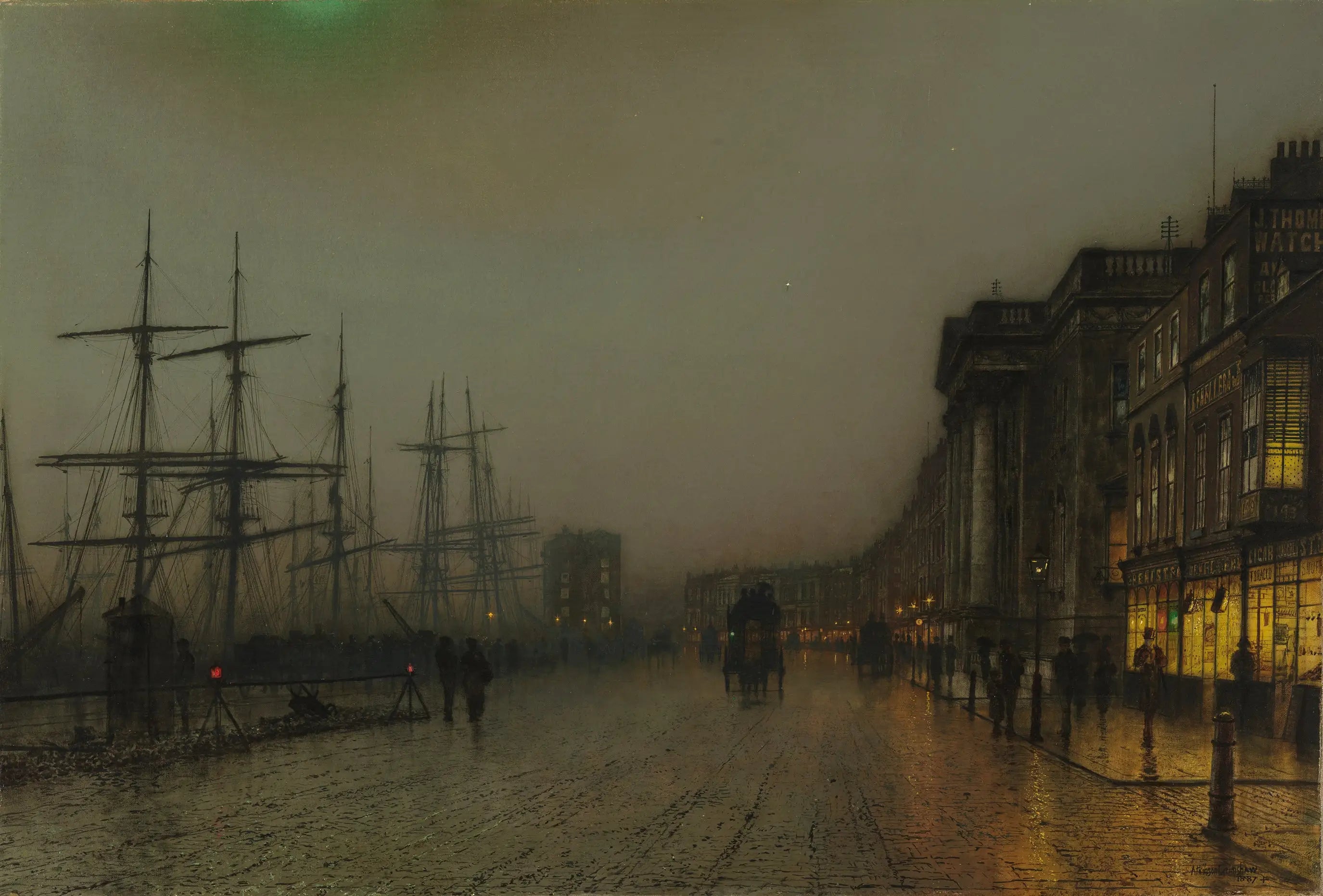 Glasgow malin - John Atkinson Grimshaw - Alpha Reproduction