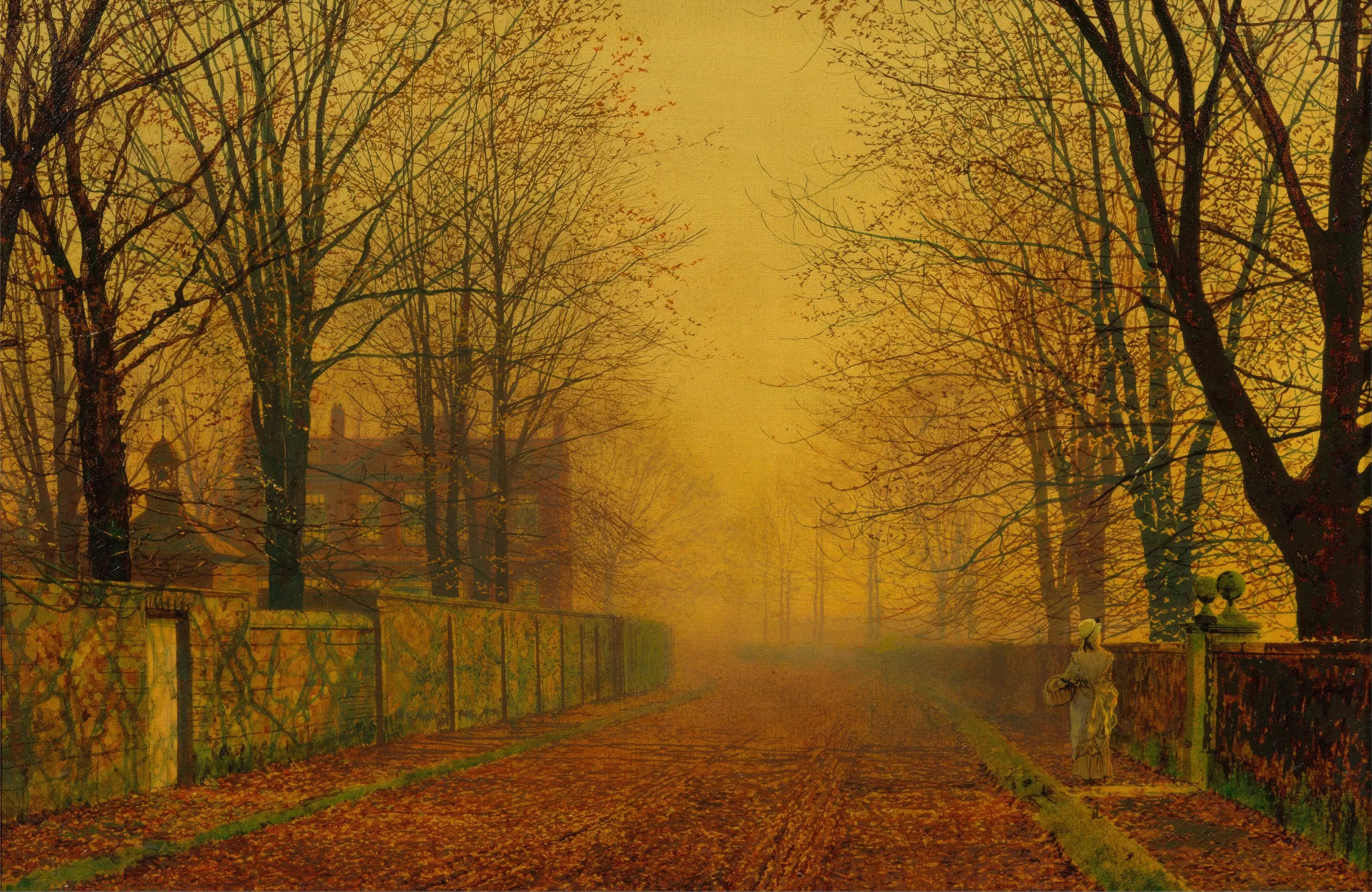 Lueur du soir - John Atkinson Grimshaw - Alpha Reproduction