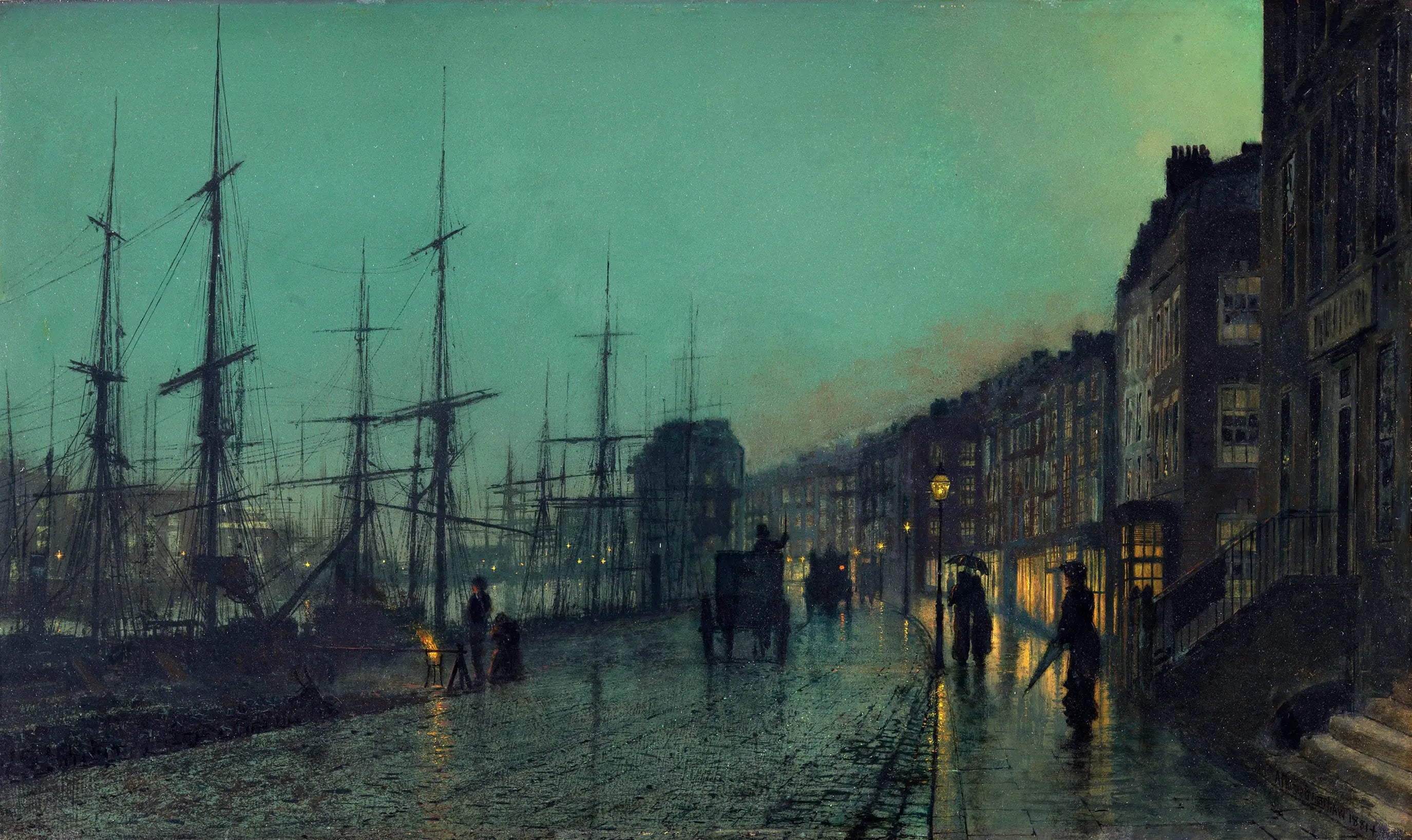 Expédition sur la Clyde - John Atkinson Grimshaw - Alpha Reproduction