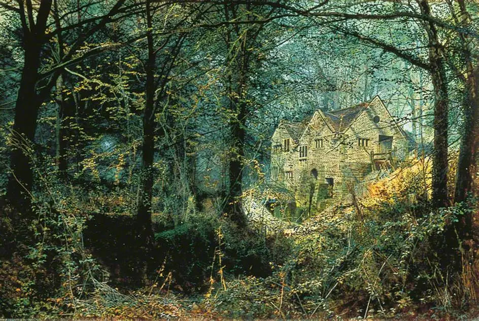 Gloire d’automne: Le vieux moulin - John Atkinson Grimshaw - Alpha Reproduction