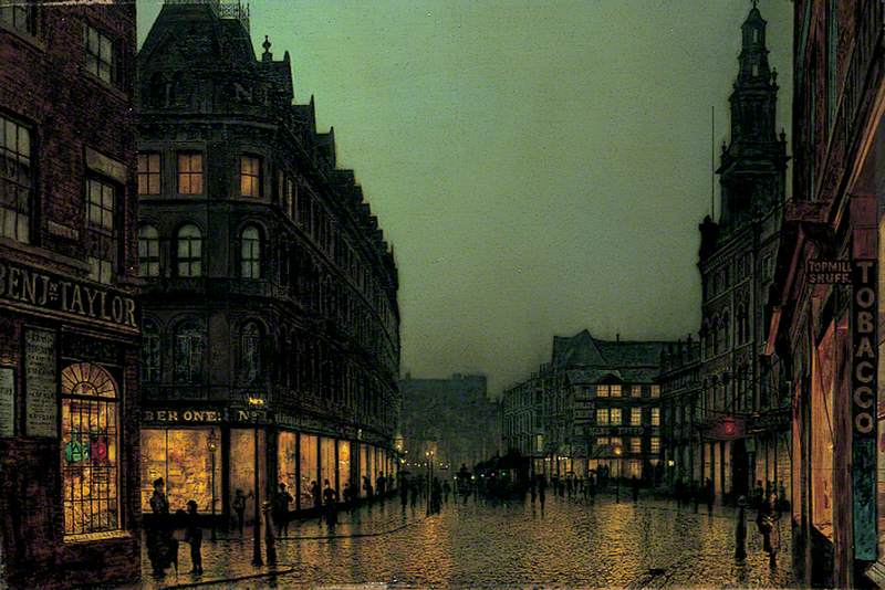 Boar Lane, Leeds - John Atkinson Grimshaw