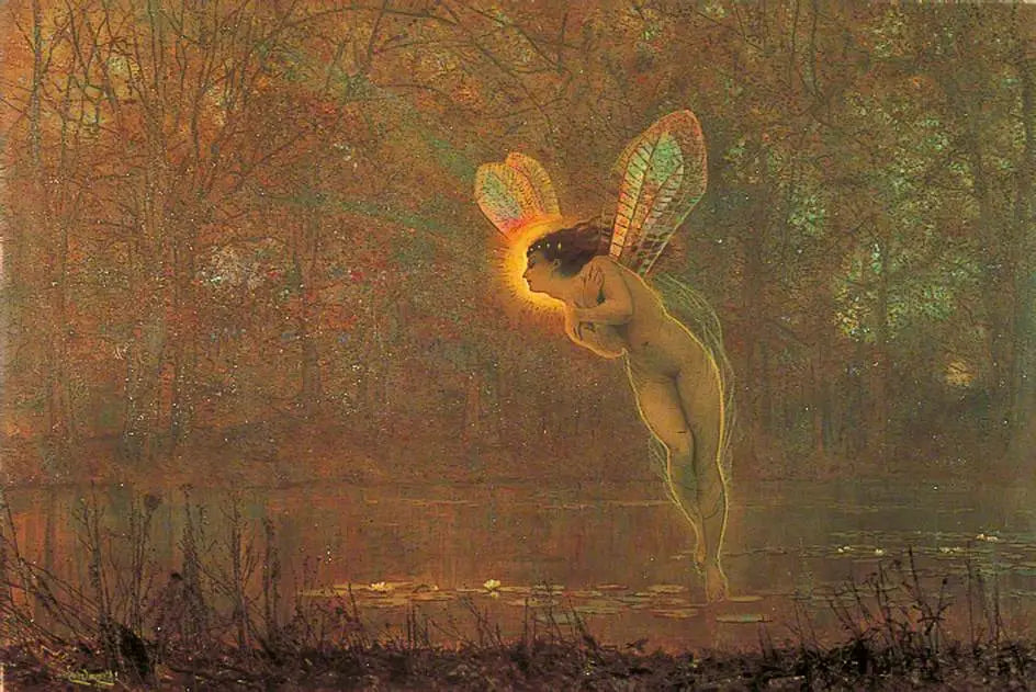 Iris - John Atkinson Grimshaw - Alpha Reproduction