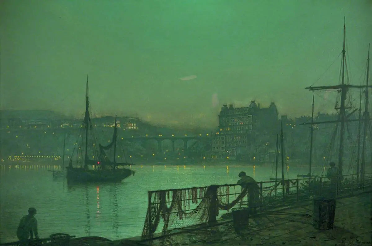 Lumières de Scarborough - John Atkinson Grimshaw - Alpha Reproduction