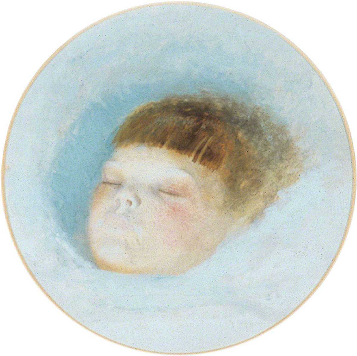 La tête de Gertrude Grimshaw - John Atkinson Grimshaw