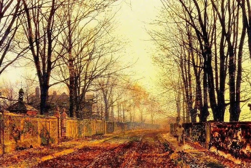Sous les hêtres - John Atkinson Grimshaw - Alpha Reproduction