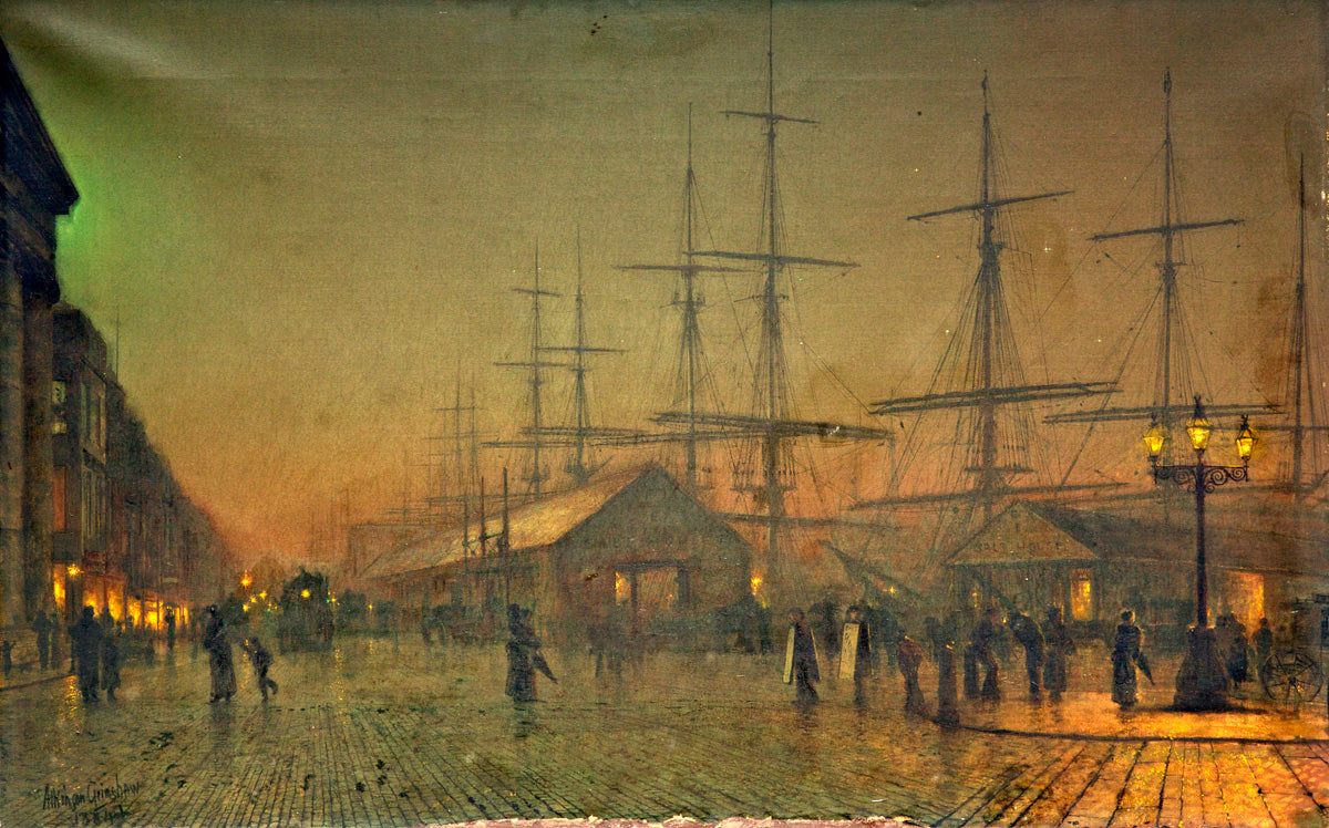 Salthouse Dock, Liverpool - John Atkinson Grimshaw