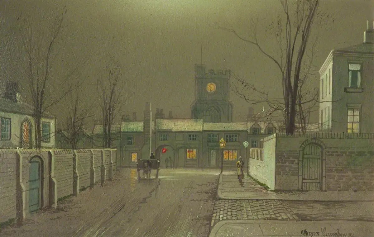 Docks de Liverpool (panneau 4 sur 5) - John Atkinson Grimshaw - Alpha Reproduction