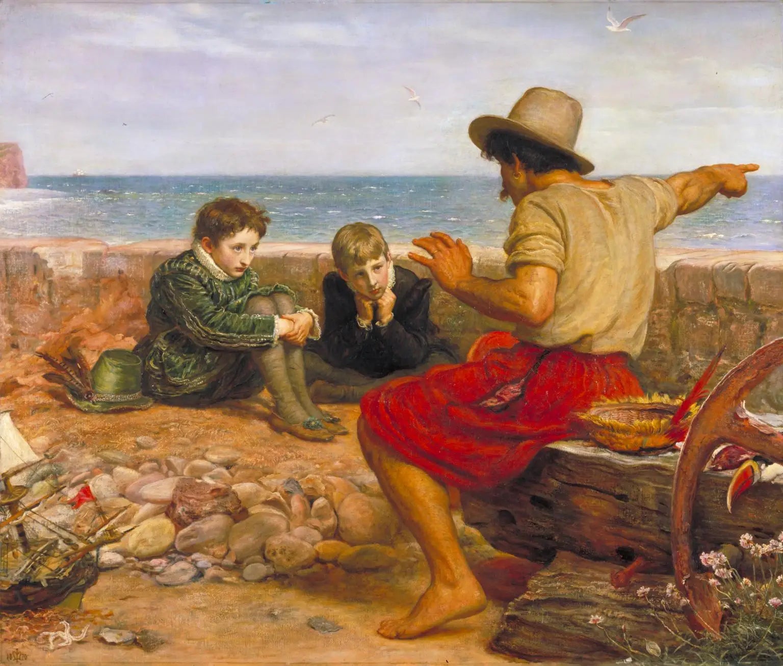 L’enfance de Raleigh - John Everett Millais - Alpha Reproduction