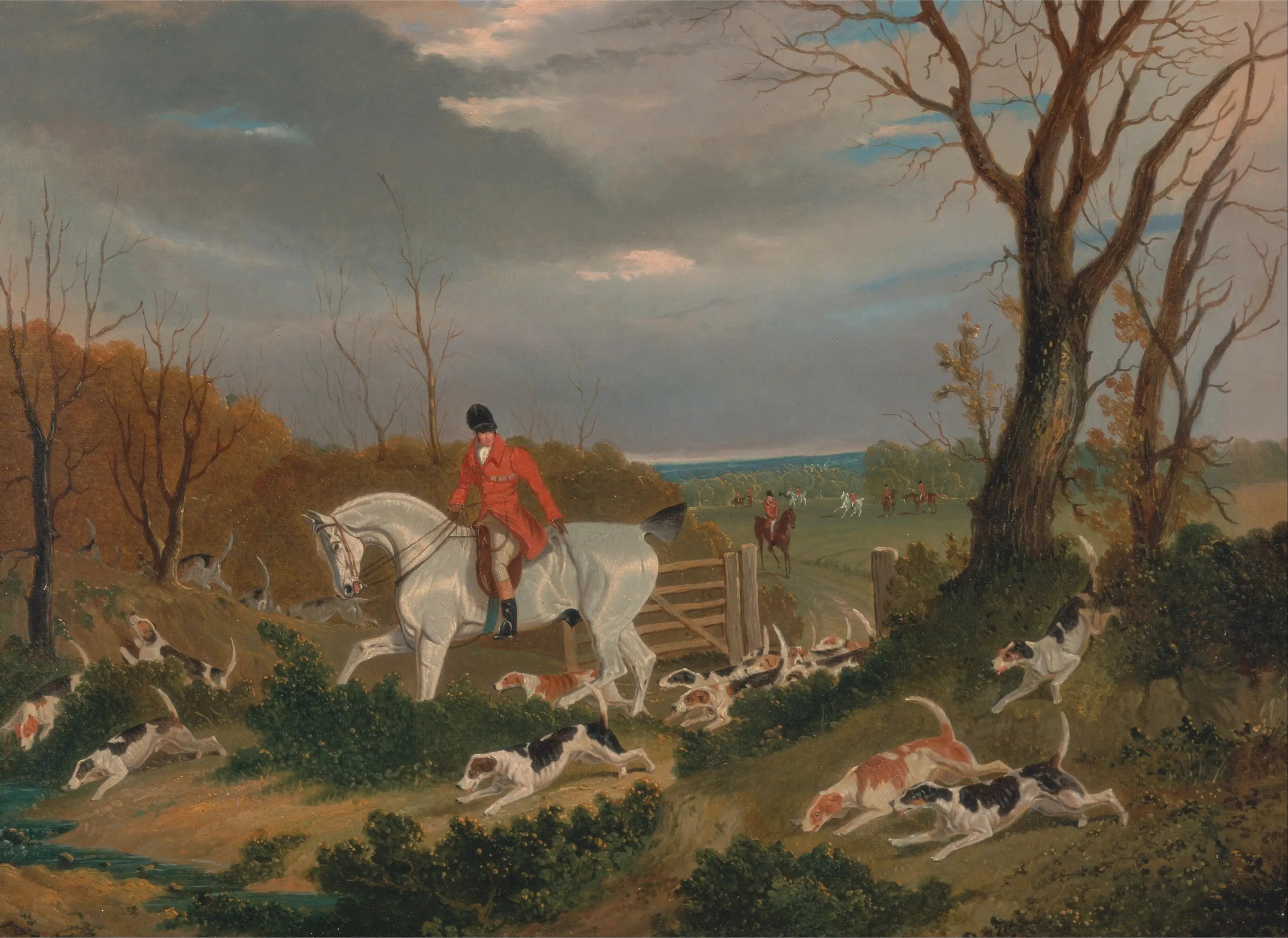 La chasse au Suffolk : Vers la couverture près de Herringswell - John Frederick Herring Sr. - Alpha Reproduction