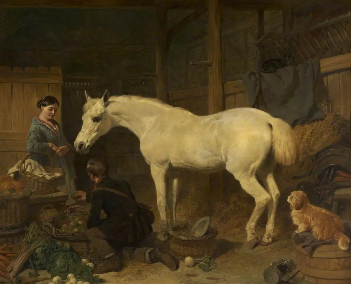 Préparation au marché - John Frederick Herring Sr. - Alpha Reproduction