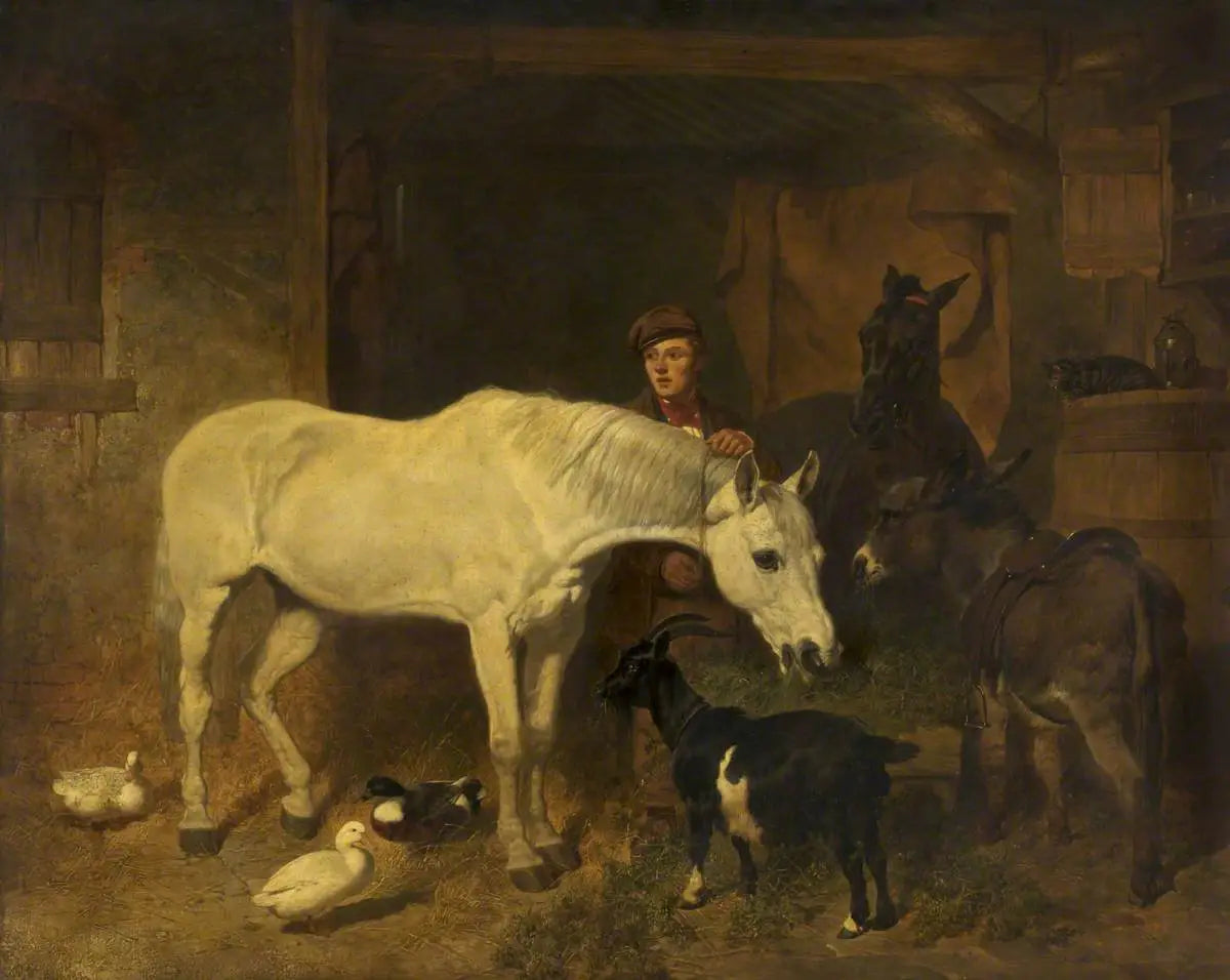 De retour du marché - John Frederick Herring Sr. - Alpha Reproduction