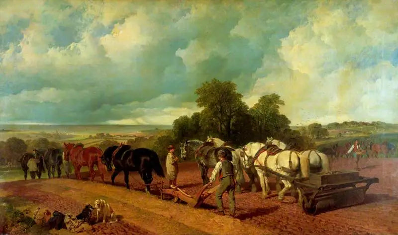 Le temps des semences - John Frederick Herring Sr. - Alpha Reproduction