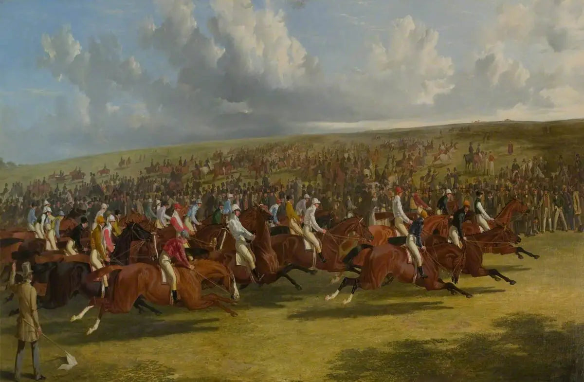 Le Derby 1844 : le départ - John Frederick Herring Sr. - Alpha Reproduction