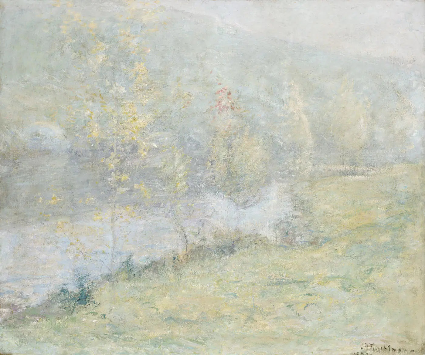 Matin brumeux de mai - John Henry Twachtman - Alpha Reproduction