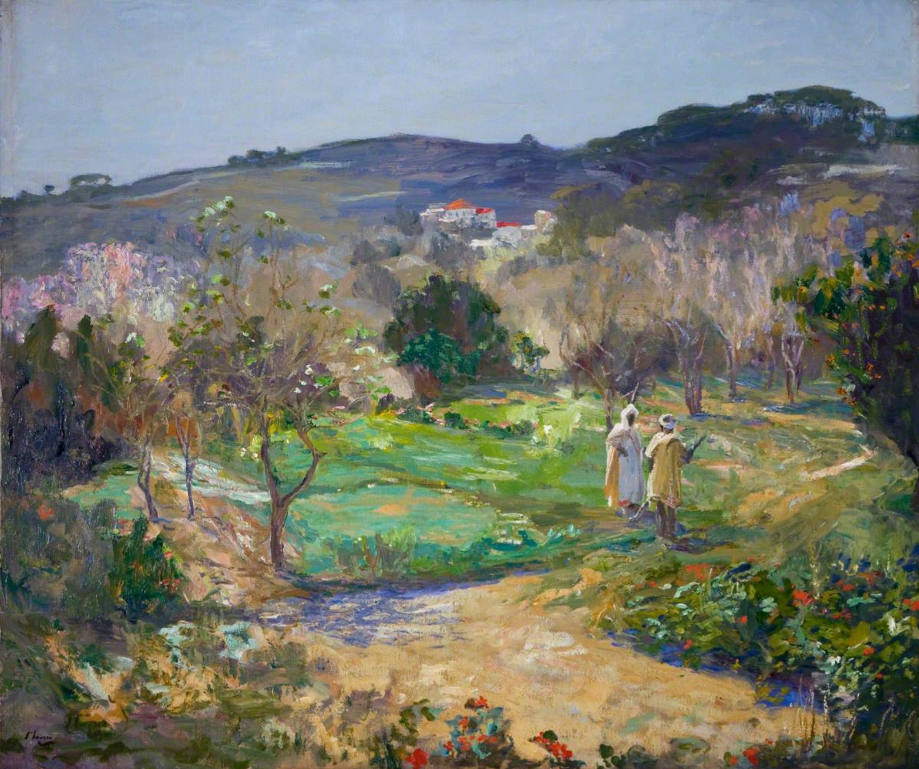 Un jardin mauresque en hiver - John Lavery