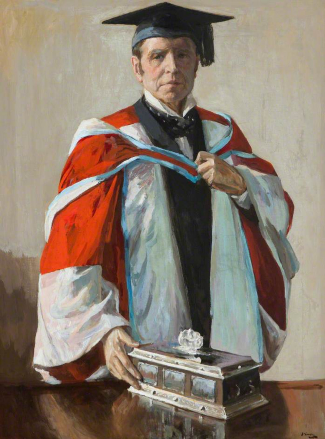 Autoportrait, Le coffret d'argent - John Lavery