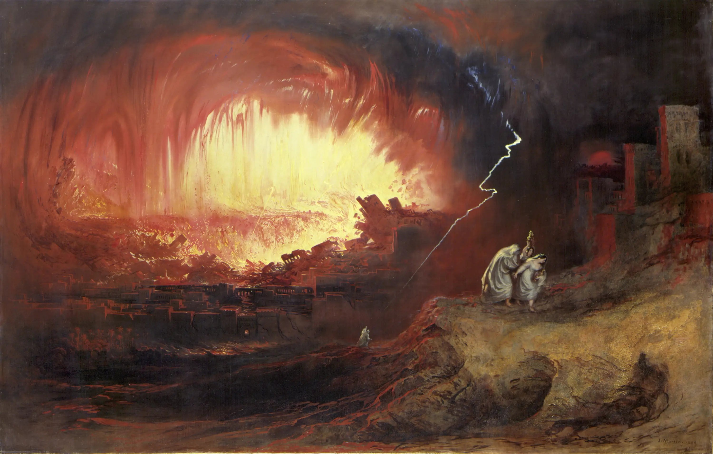 La Destruction de Sodome et Gomorrhe - John Martin - Alpha Reproduction