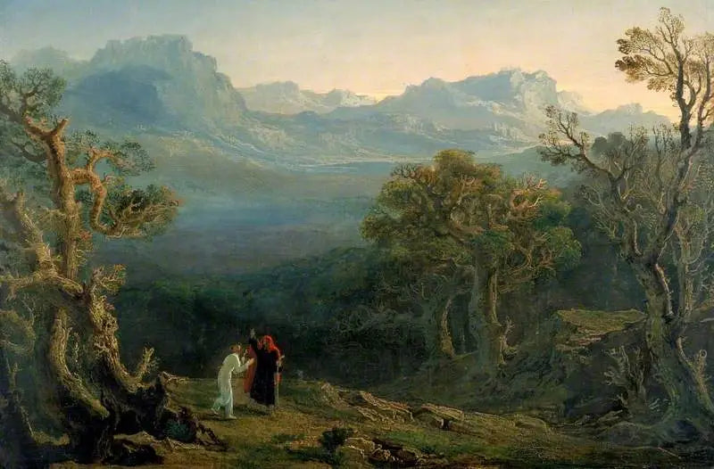 Edwin et Angelina - John Martin - Alpha Reproduction
