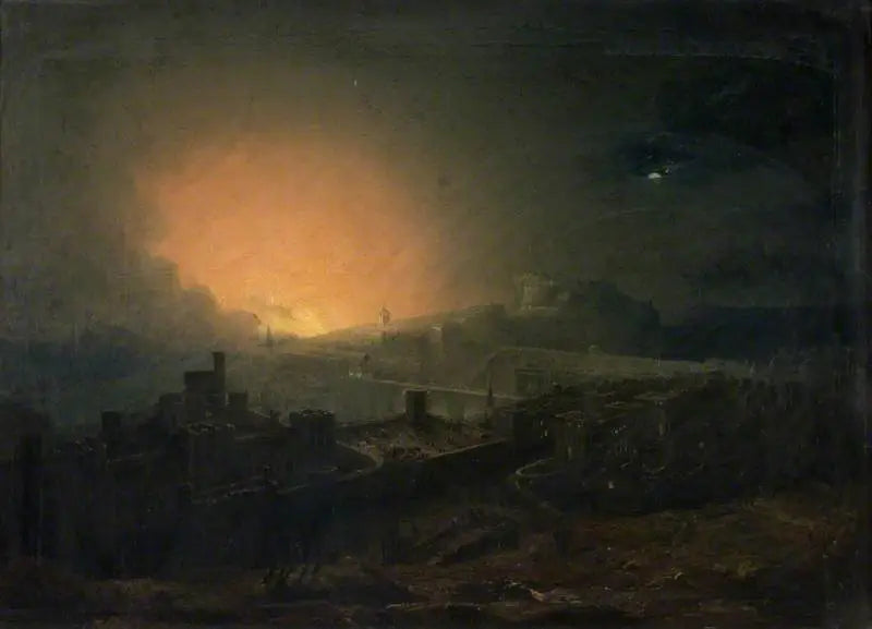 L’incendie d’Édimbourg - John Martin - Alpha Reproduction