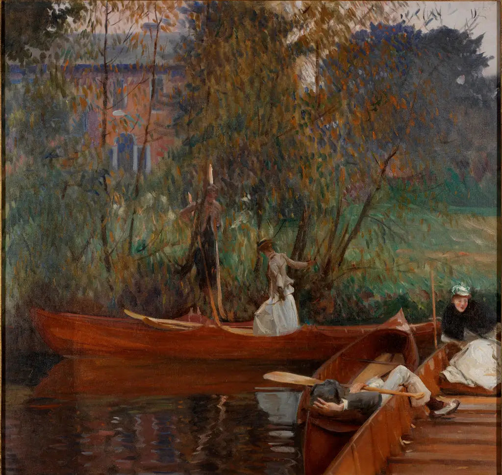 Reproduction du tableau « Une fête nautique - John Singer Sargent » par Alpha Reproduction en peinture à l’huile