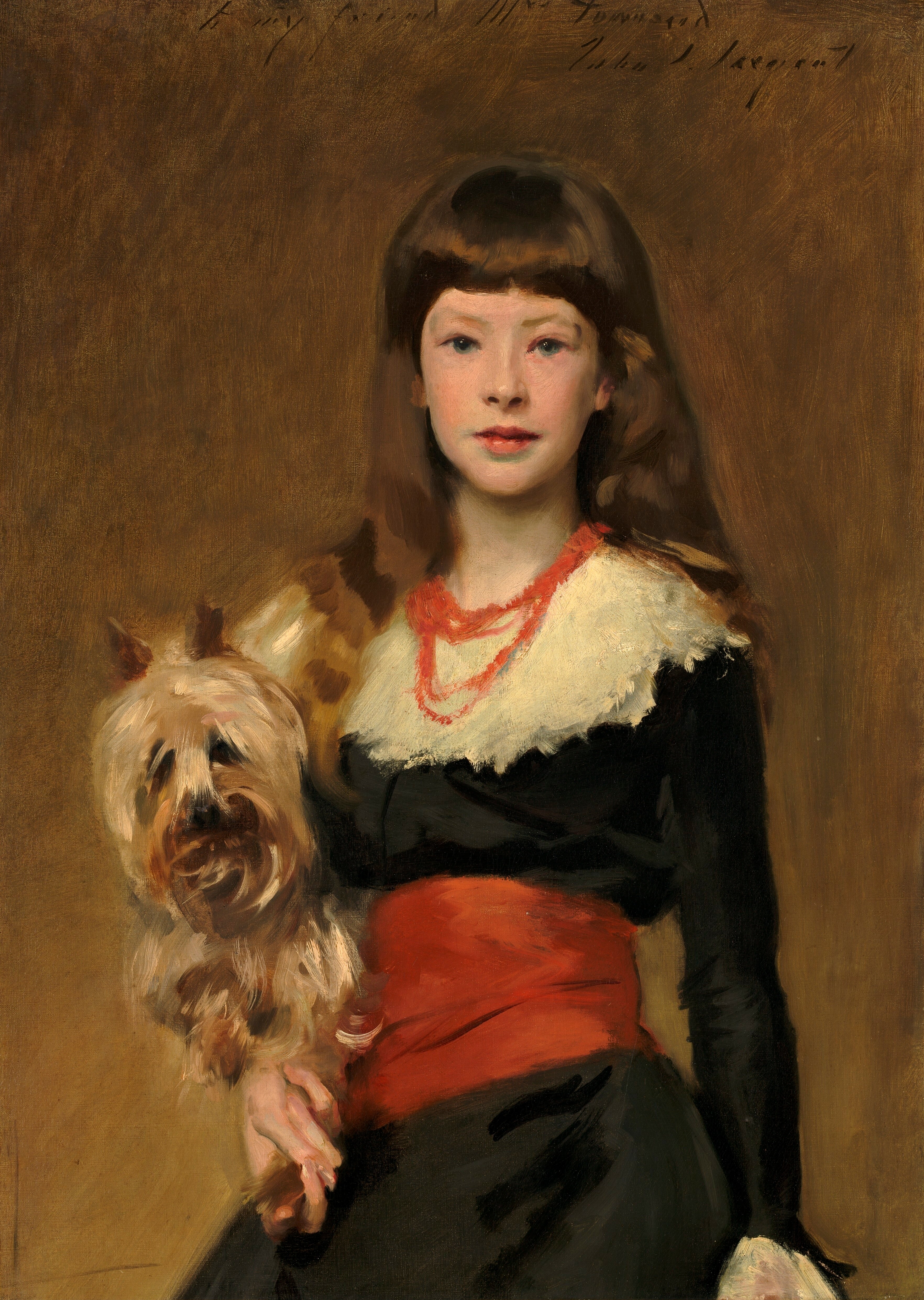 Reproduction du tableau « Mademoiselle Béatrice Townsend - John Singer Sargent » par Alpha Reproduction en peinture à l’huile