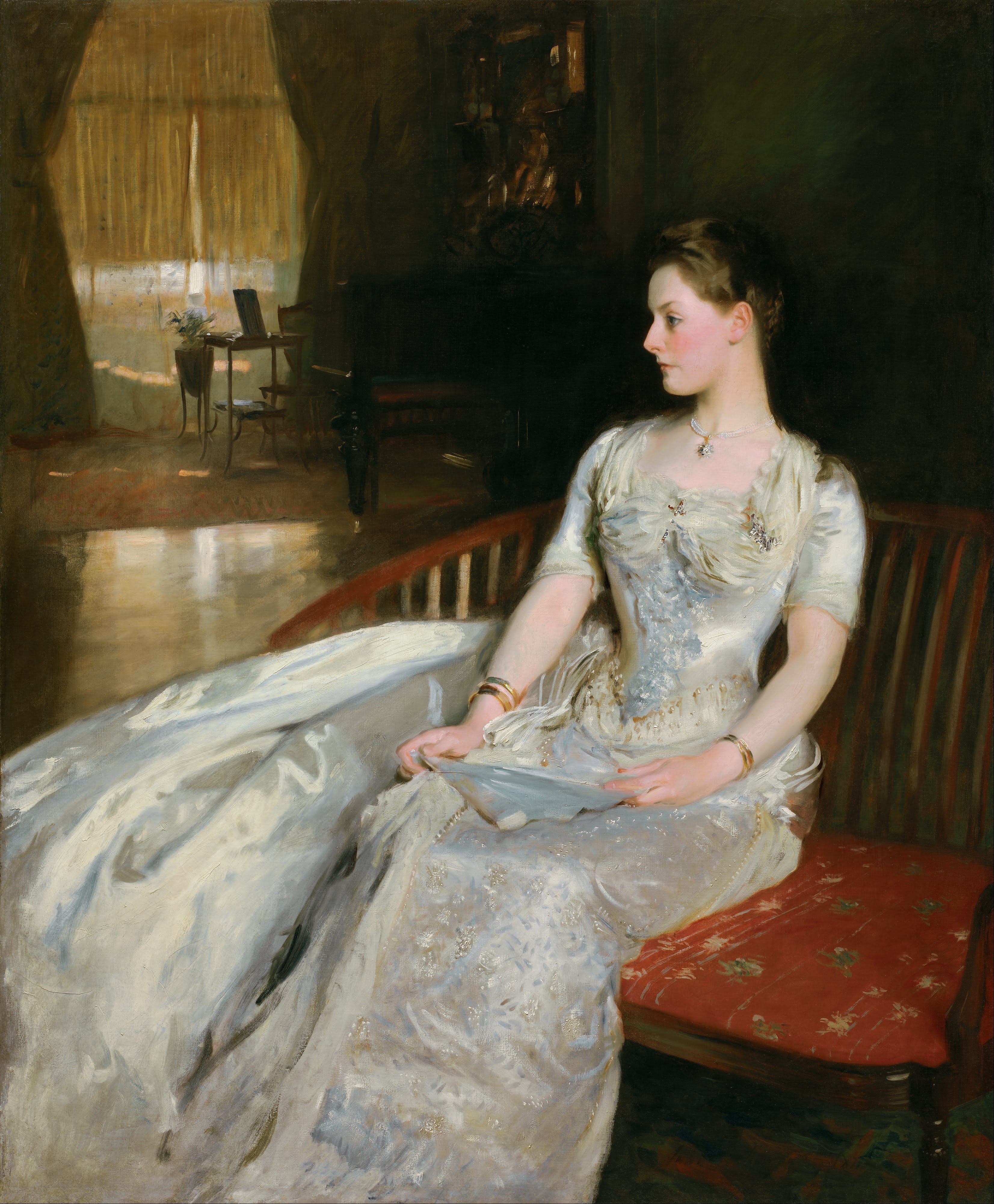 Reproduction du tableau « Portrait de Mme Cecil Wade - John Singer Sargent » par Alpha Reproduction en peinture à l’huile