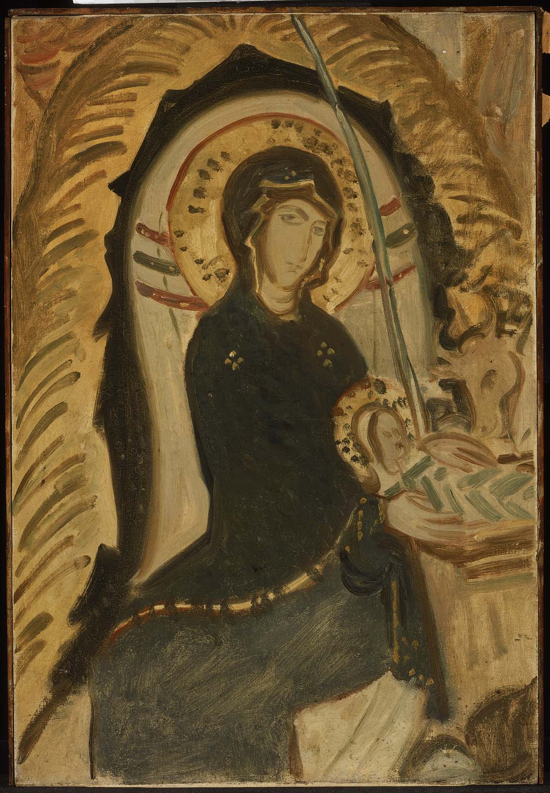 Reproduction du tableau « La Vierge - John Singer Sargent » par Alpha Reproduction en peinture à l’huile