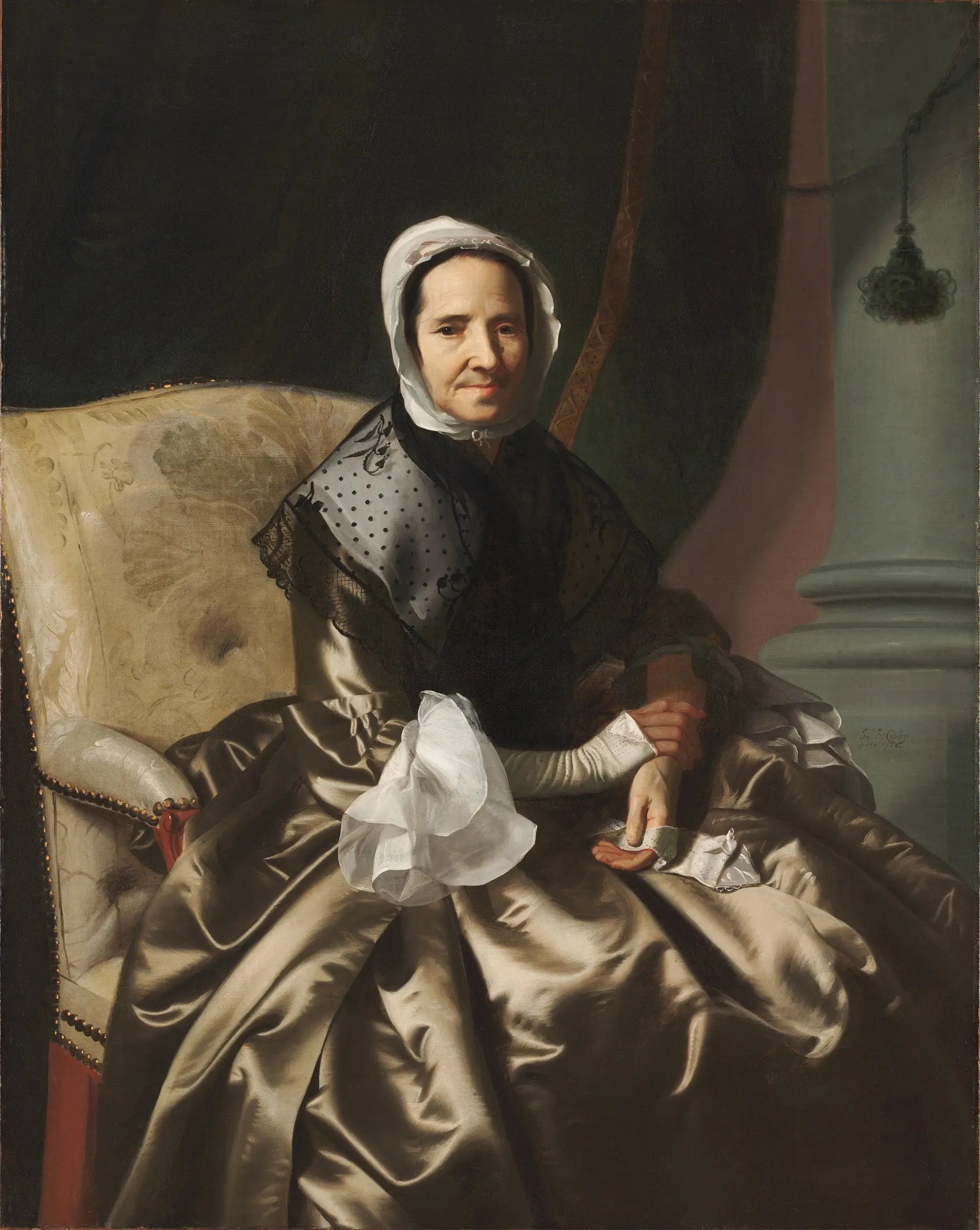 Sarah Morecock Boylston (Mme Thomas Boylston) (1696-1774) - John Singleton Copley - Alpha Reproduction