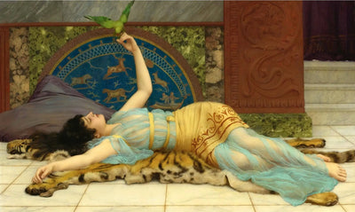 Dolce Far Niente (1897) - John William Godward - Alpha Reproduction