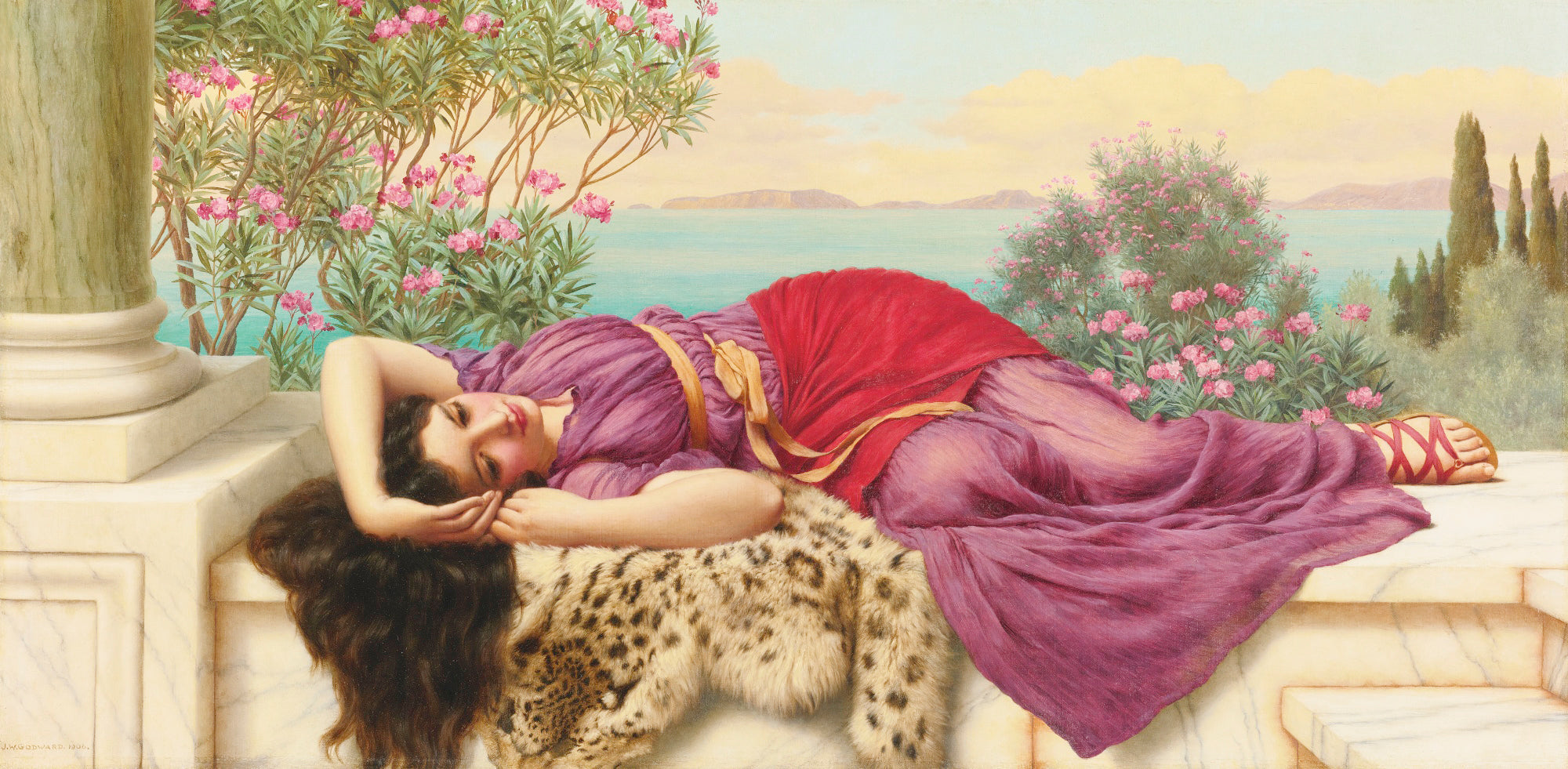Dolce Far Niente - John William Godward