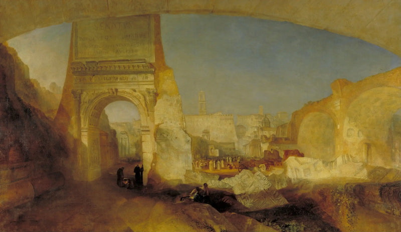Forum Romanum, til Mr Soanes Museum - J. M. W. Turner