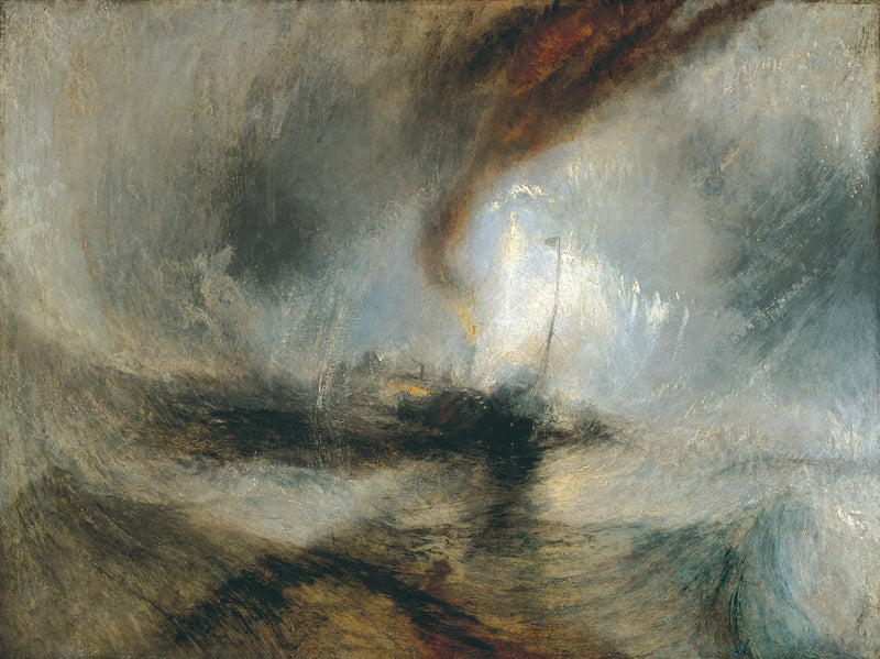 Snestorm på havet - J. M. W. Turner