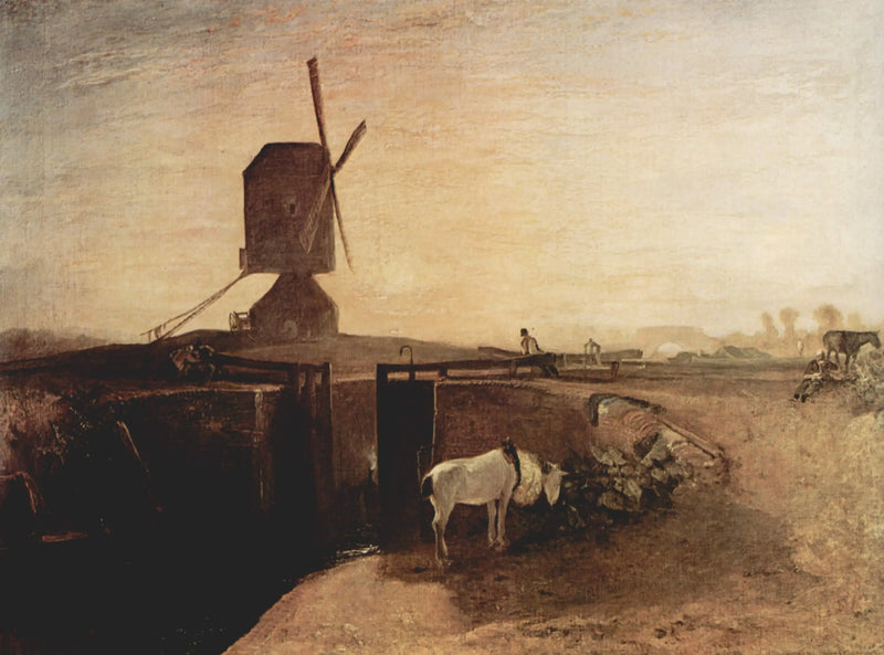Grand Junction Canal ved Southall Mill - J. M. W. Turner