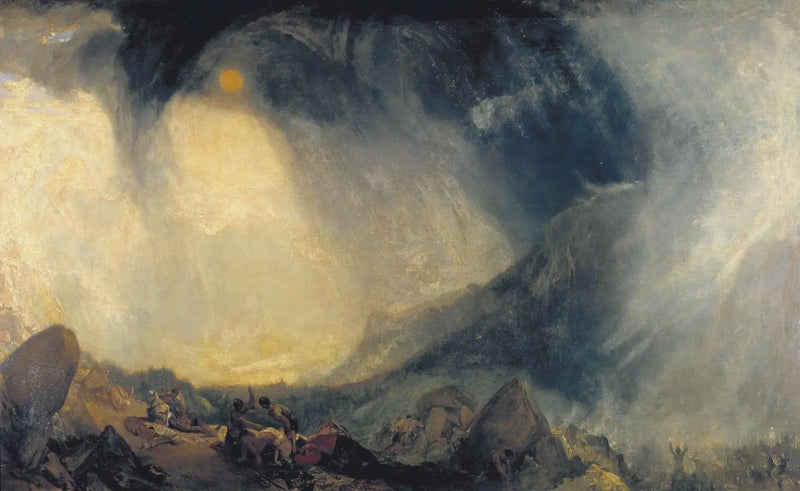 Hannibal der krydser Alperne - J. M. W. Turner
