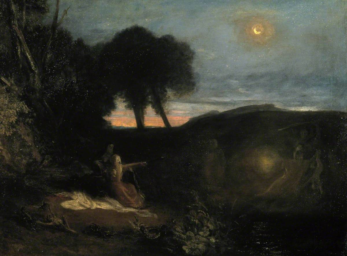 Reproduction du tableau « A Subject from the Runic Superstitions ... - J. M. W. Turner » par Alpha Reproduction en peinture à l’huile